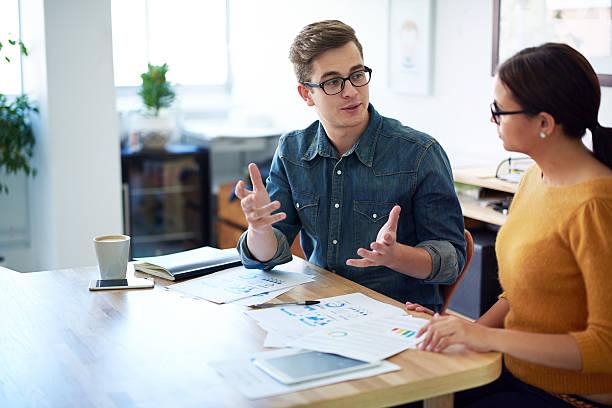 Diverse professionals in collaborative office setting