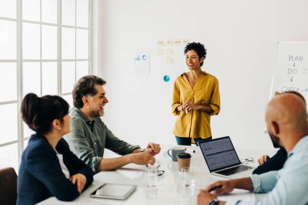 Diverse team members working together