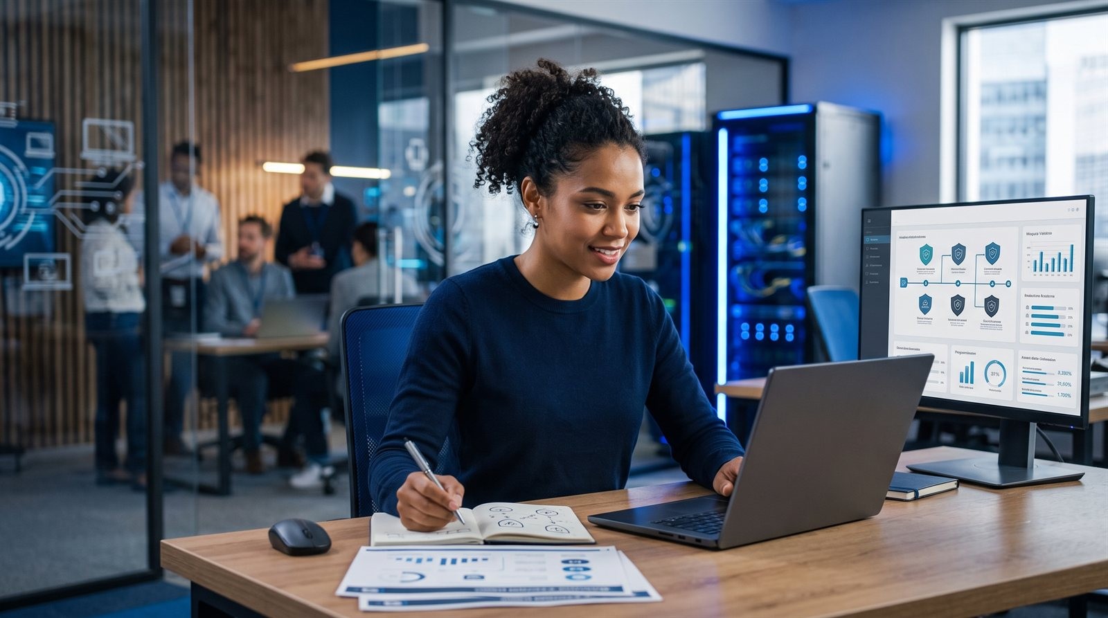 Cybersecurity learning guidance dashboard